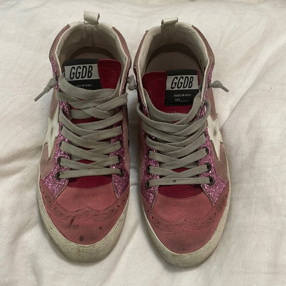 Golden Goose Mid Star pink